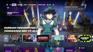 Zero Saber Lets play  Fortnite live EFF vs Zeon [upl. by Nyleikcaj]