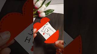 DIY Cute Gift Ideas 💡 Cute Card 😍shorts diy craft art music song bts bff trending [upl. by Ennaerb331]