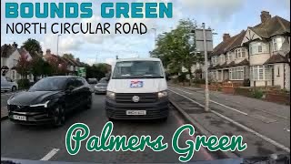 Bounds Green N11 A406 to Palmers Green N13 A406 171024 [upl. by Suoicerp]