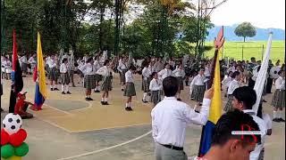 Presentación Banda Institución Educativa Técnica Andres Bello en la Pedregosa NS [upl. by Haeluj]