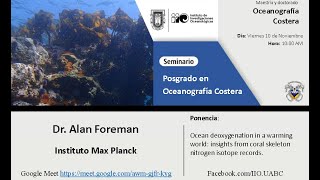 Seminario Posgrado en Oceanografía Costera [upl. by Sirroned]