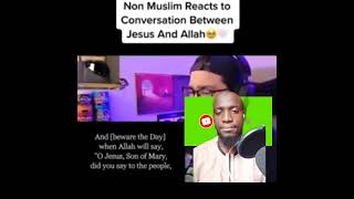 NON MUSLIM REACTS TO CONVERSATION BETWEEN JESUS AND ALLAH  IMAN DAWAH INSTITUTE [upl. by Markus671]