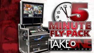 5 MINUTE FLYPACK  Super Portable AV Production Fly Pack System [upl. by Adnahc]