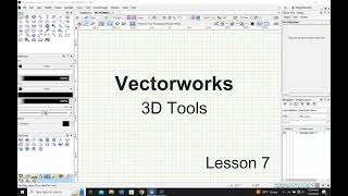 Vectorworks 7 3D tools [upl. by Llirret]