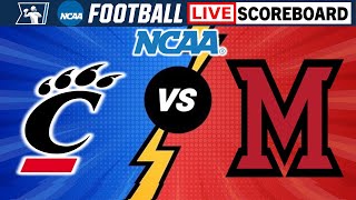 Miami OH RedHawks vs Cincinnati Bearcats  NCAA Football Live Scoreboard [upl. by Tesler885]