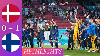 Denmark vs Finland 0  1  Euro 2020  Extended Highlights amp All Goals  2021 [upl. by Adriene]