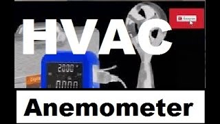 Anemometer cfm calculation how to use digital anemometer in HVAC [upl. by Wendt]