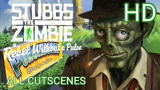 Stubbs The Zombie In Rebel Without A Pulse  All Cutscenes HD [upl. by Aramak]