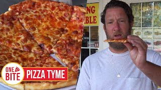 Barstool Pizza Review  Pizza Tyme Norton MA presented by HEYDUDE [upl. by Euqinomahs408]