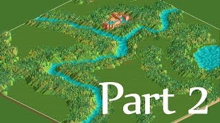 Rollercoaster Tycoon 2  Realistic Landscape Step by Step  Part 2 [upl. by Apgar319]