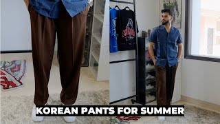 Summer KOREAN PANTS For Men  BeYourBestOfficial [upl. by Anaehr873]