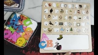 ▶️dough Fun Learning Shapes with Toddler  A amp B Craft time LikeNastyaofficial [upl. by Llehsal]