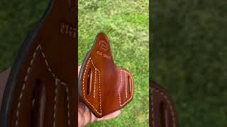 Sig Sauer P365 XMACRO holster chiefsholsters customleather customholster edc leatherworker [upl. by Tennek]