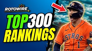 Updated 2024 Fantasy Baseball Rankings Top 300 Pithers and Hitters [upl. by Barabas74]