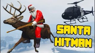 TREYTEN Completes Hitman Jobs as SANTA in GTA 5 RP [upl. by Anivlek512]