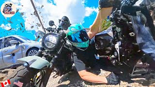 BRUTAL MOTORCYCLE CRASHES  CRAZY amp EPIC worst motorcycle engines 2024 [upl. by Plusch]