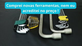 Comprei ferramentas novas você não vai acreditar nos preços fiquei até impressionado [upl. by Frear]