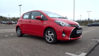 2015 Toyota Yaris 15 VVTi Hybrid Icon StartUp and Full Vehicle Tour [upl. by Odnumyer419]