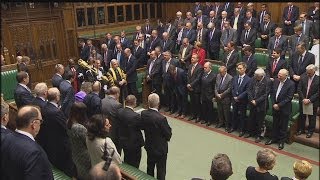 Dennis Skinner Heckles Black Rod As He Summons MPs To Queens Speech [upl. by Bennett541]