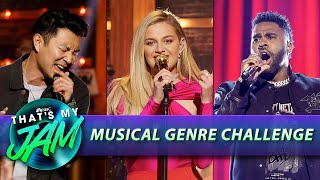 Musical Genre Challenge with Jason Derulo Simu Liu and More  Thats My Jam [upl. by Van]