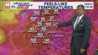 Forecast  Several counties under Weather Impact Alert due to heat advisory [upl. by Almira]