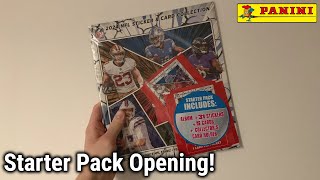 Starter Pack Opening  Panini NFL 2024 Sticker amp Card Collection 🏈 [upl. by Mackler]