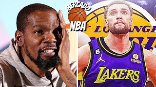 Kevin Durant NÃO vai RENOVAR com o Suns  Zack LaVine VOLTA para o radar do Lakers  Mercado NBA [upl. by Terrel184]