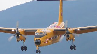 RCAF CC115 DHC5 Buffalo Approach and Landing [upl. by Nakah268]