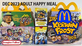 McDonalds Adult Happy Meal  Kerwin Frost Box  December 2023  ASMR Review [upl. by Little]