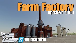 Farm Factory  FS22 UPDATE Aug 1724 [upl. by Airemat]