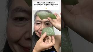 Parlour Like Facial At HomeAloevera Facial Scrub For Bright amp Spotless Skin skincarebeautyshorts [upl. by Derna]