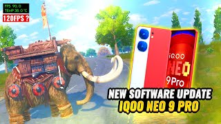 IQOO NEO 9 PRO 120 FPS BGMI  140145 UPDATE 💥 SMOOTH90FPS ICEMIRE FRONTIER UPDATE GAMEPLAY TEST [upl. by Etnauj]