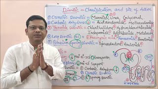 Diuretic Part03 Classification and Site of Action of Diuretics  Classification of Diuretics [upl. by Enajiram]