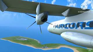 S2E1  Air Corsica flight 285  Crash animation [upl. by Zinck112]