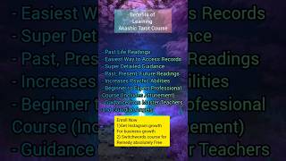 Benefits of learning akashic tarot courseenroll now trending viralvideo tarot learn [upl. by Gawlas]