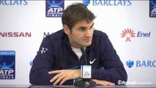 Roger Federer wins ATP Tour FInals in London the relief was amazing [upl. by Reiko]