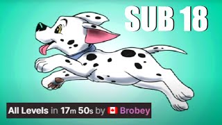 WR Disneys 102 Dalmatians Puppies to The Rescue  All Levels Out of Bounds Speedrun in 1750 [upl. by Corvin]