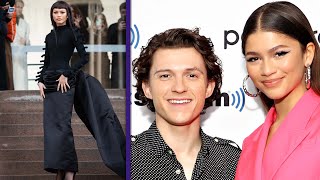 Tom Holland Is Zendayas BIGGEST FAN at Paris Fashion Week [upl. by Kaden]