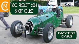 VSCC Prescott 2024 Short Course Fastest Cars [upl. by Conlen523]