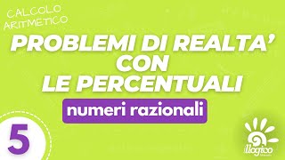 Problemi di realtà con le percentuali  5 [upl. by Bonner]