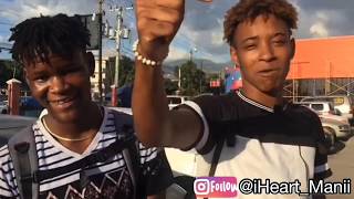 Putting garbage bags on strangers Prank😂full video in Jamaica [upl. by Dymoke]