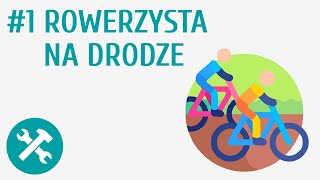 Rowerzysta na drodze 1  Rowerzysta w ruchu drogowym [upl. by Selimah]