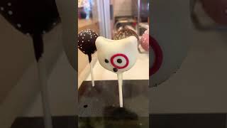 Starbucks Target Dog🐶🎯 Cake Pop starbucks target [upl. by Adnihc3]