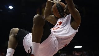 Playoffs Magic Moments Gani Lawal EA7 Emporio Armani Milan big dunk [upl. by Montanez]