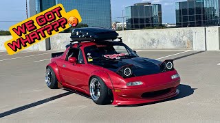 Installing Carbon Miata Parts On NA Miata [upl. by Trinity830]