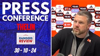 Aberdeen boss Jimmy Thelin on Rangers win and title race [upl. by Pepita]