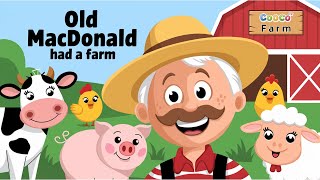 Old Macdonald Had A Farm for Kids amp Toddlers  Cooco TV  Nursery Rhymes [upl. by Evatsug669]