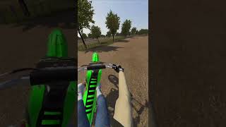 TRYING A RAZOR DIRT BIKE  mxbikes gaming shorts dirtbikes [upl. by Brenan]