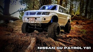 110 Nissan GU Y61 Patrol Rock Crawling adventure nissan automobile rccar offroad [upl. by Haseefan227]