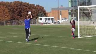 Goalkeeping Drills for the Beginner 08 [upl. by Tyra]